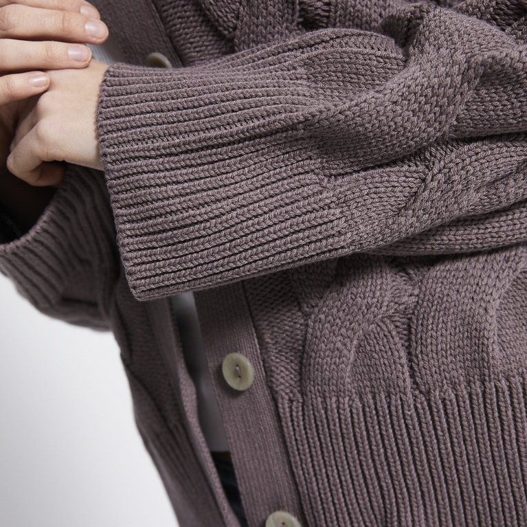 Cable knit cardigan "Viveka"